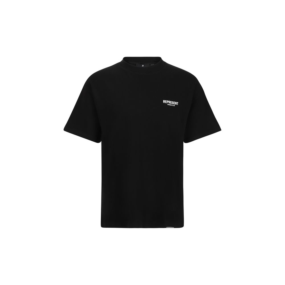 Represent Black Cotton T-Shirt Represent