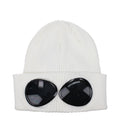 C.P. Company White Cotton Beanie C.P. Company