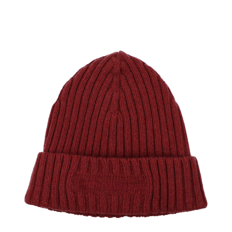 C.P. Company Red Wool Beanie C.P. Company
