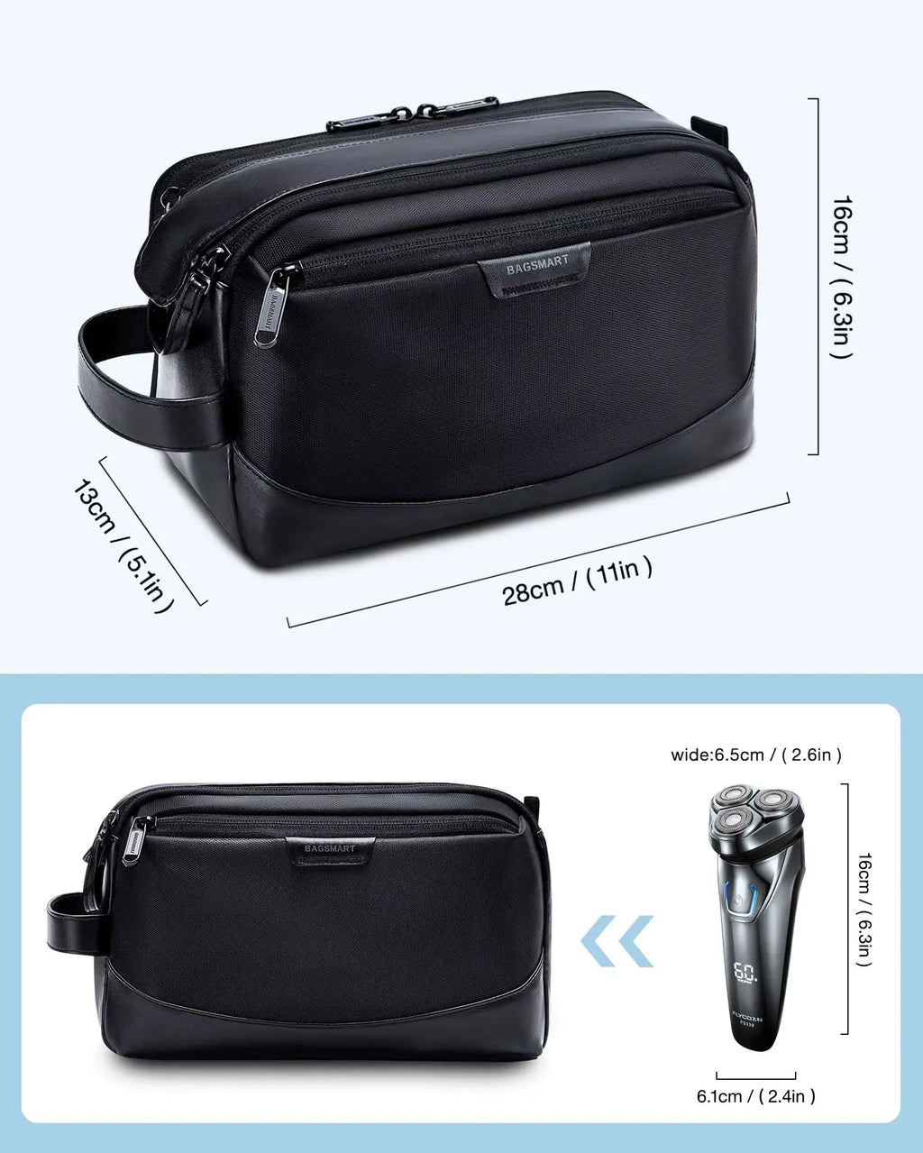 Men'S Toiletry Bag  Large Toiletry Organizer Dopp Kit Makeup Bag Waterproof Cosmetic Bags Men'S Travel Necessaire