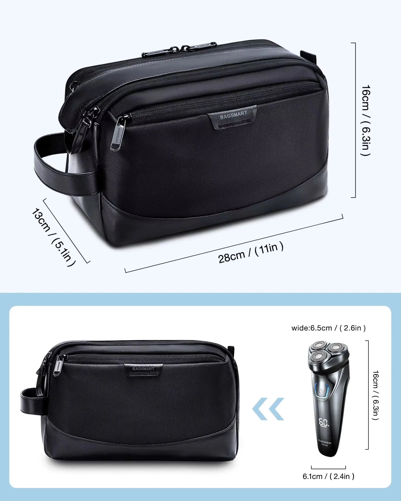 Men'S Toiletry Bag  Large Toiletry Organizer Dopp Kit Makeup Bag Waterproof Cosmetic Bags Men'S Travel Necessaire
