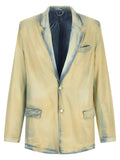 Diesel D-Nivale X-Ray Bleached Lyocell Blazer