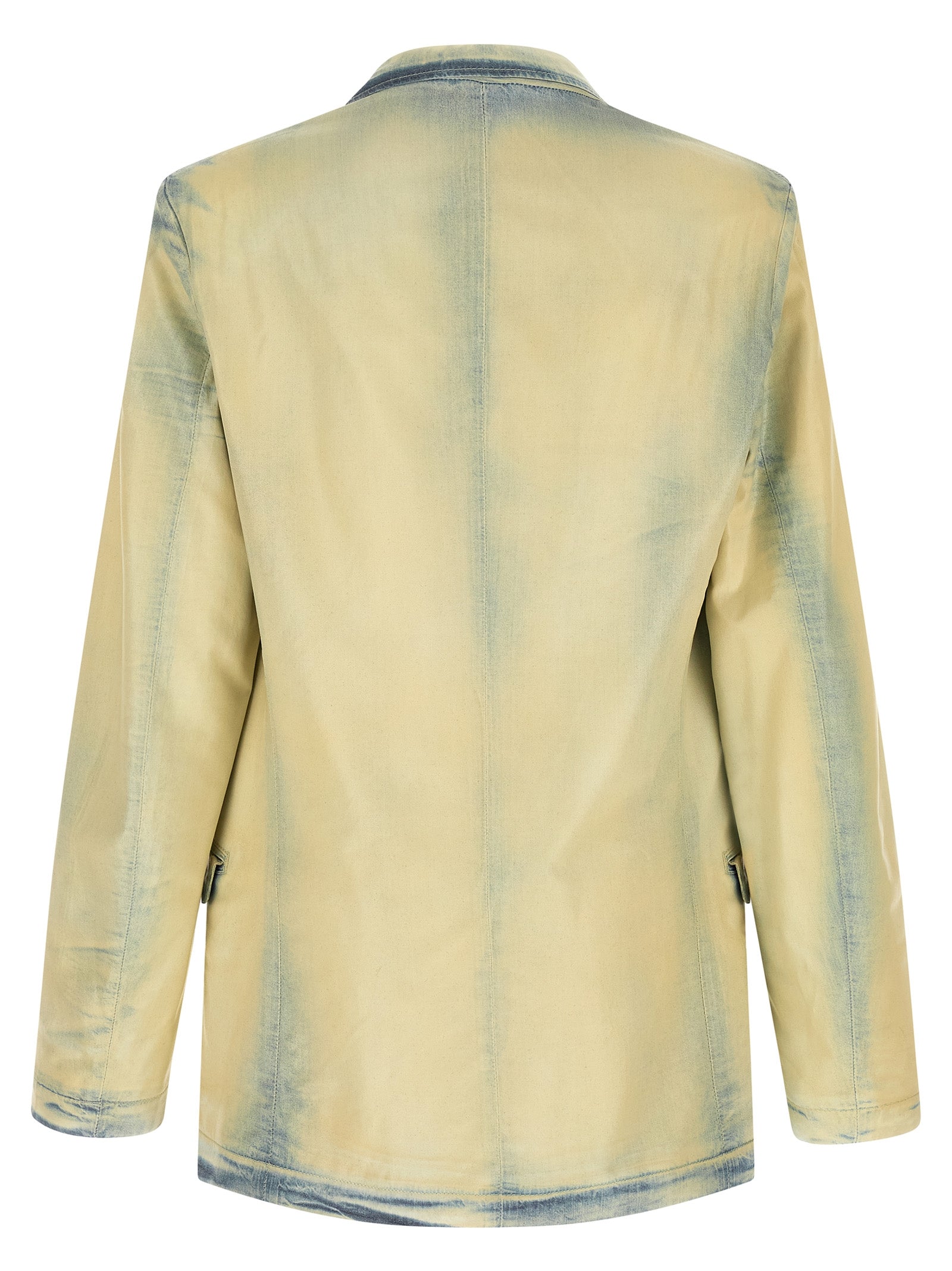Diesel D-Nivale X-Ray Bleached Lyocell Blazer