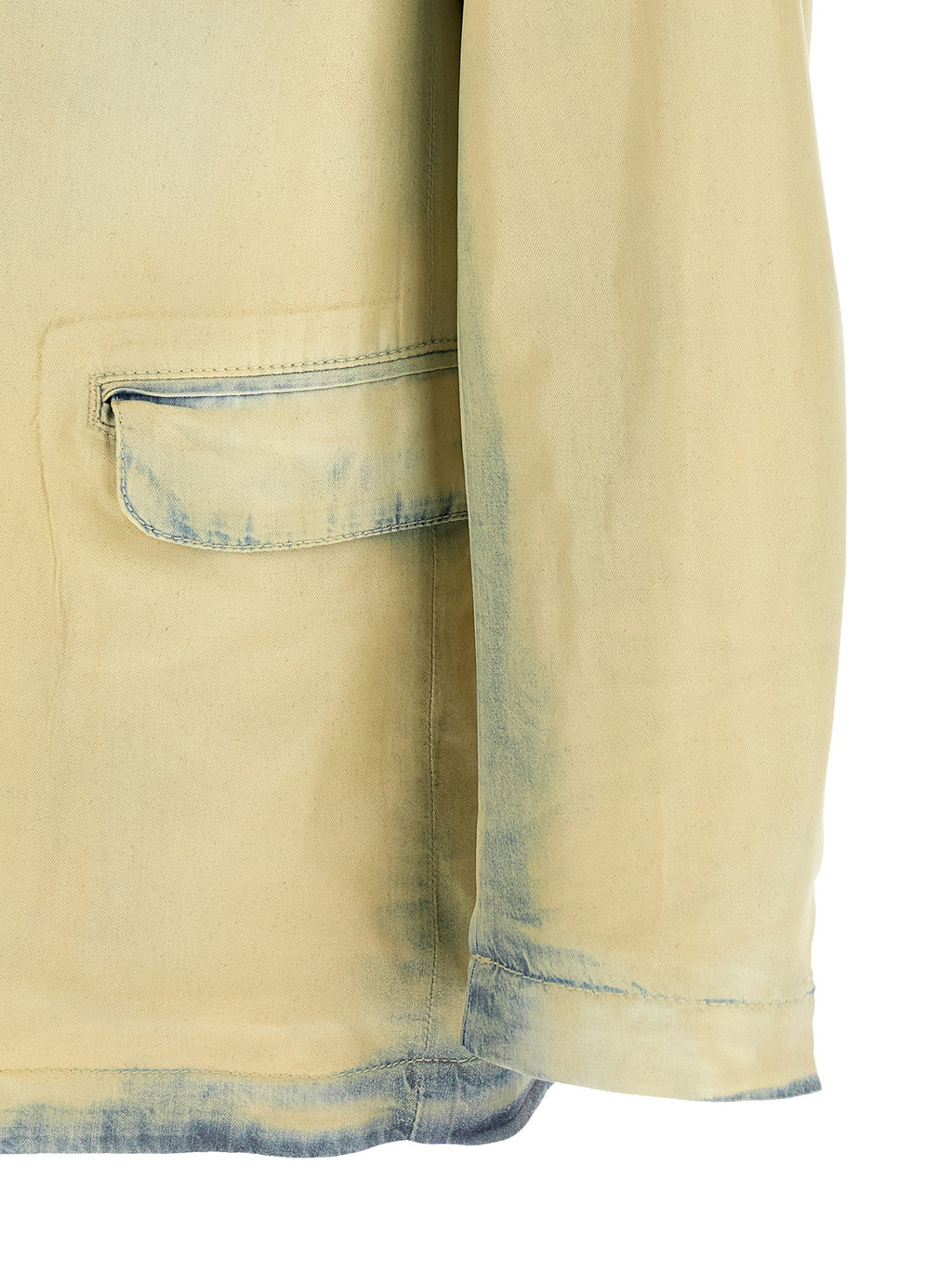 Diesel D-Nivale X-Ray Bleached Lyocell Blazer