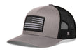 American Flag Trucker Hat  |  Gray-Black USA Tactical Snapback Haka Hat