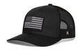 American Flag Trucker Hat  |  Black USA Tactical Snapback Haka Hat