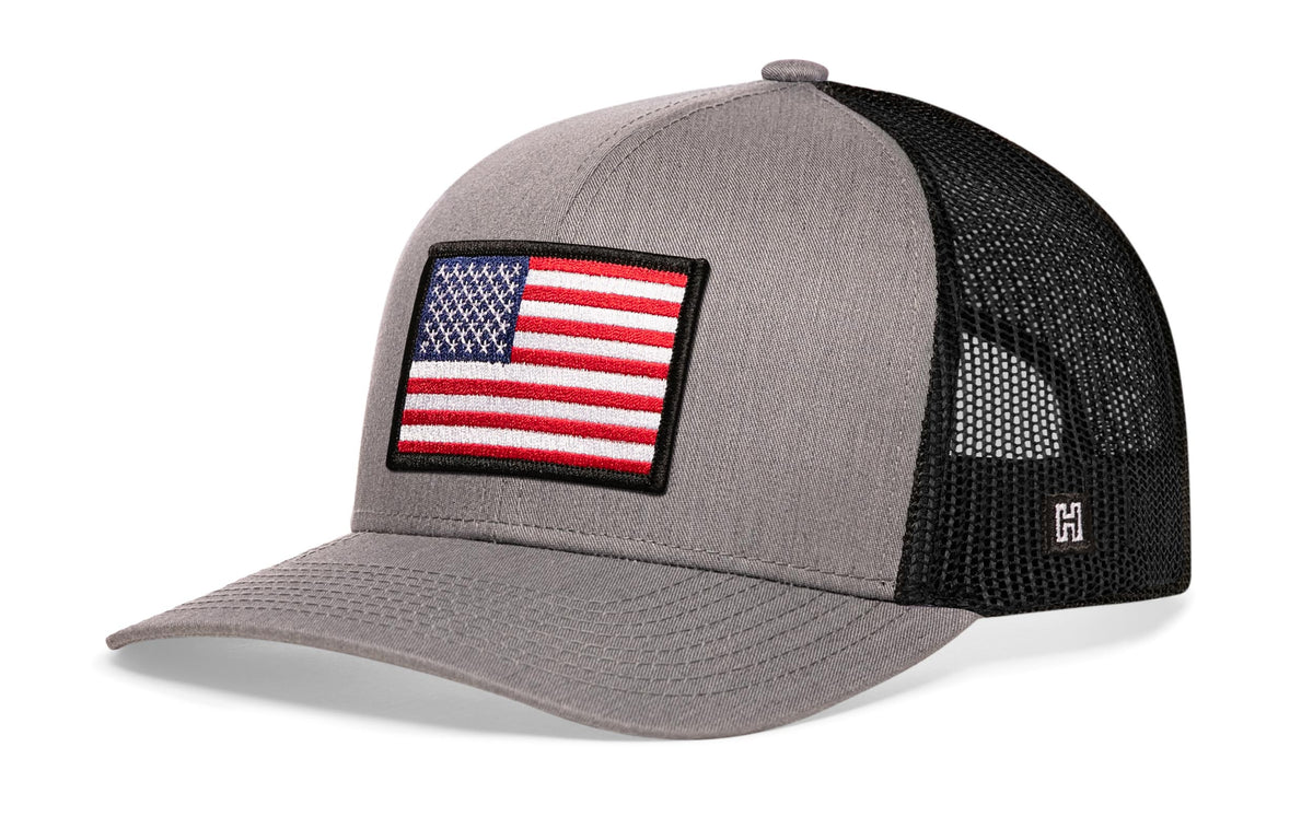 American Flag Trucker Hat — USA Snapback Haka Hat