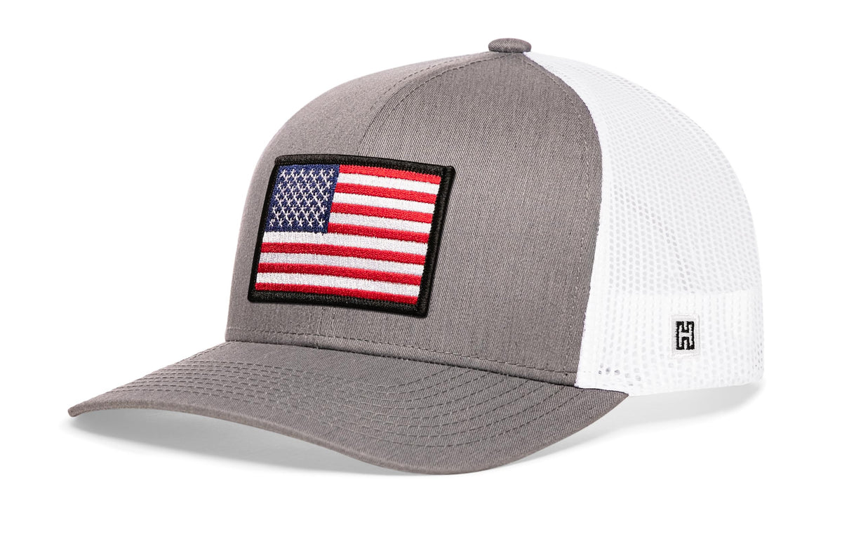 American Flag Trucker Hat — USA Snapback Haka Hat