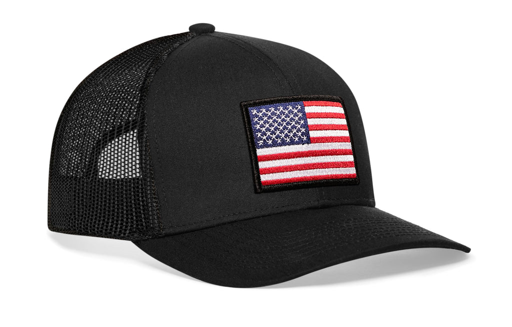 American Flag Trucker Hat — USA Snapback Haka Hat
