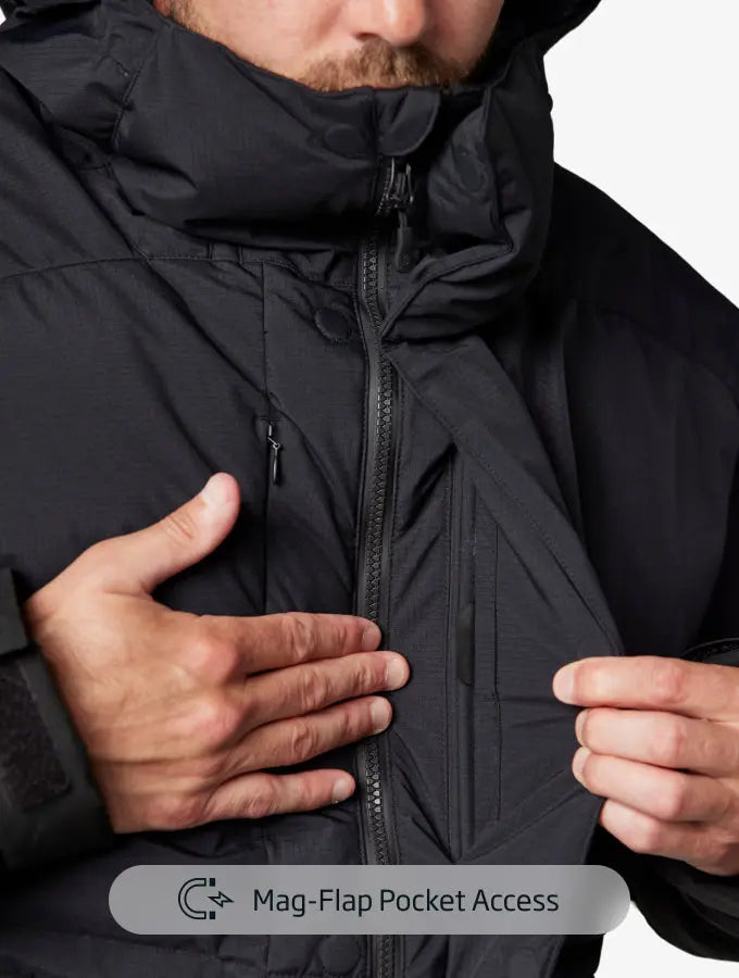 MEN'S BEARHUG HALF-ZIP PULLOVER PUFFER JACKET Terracea