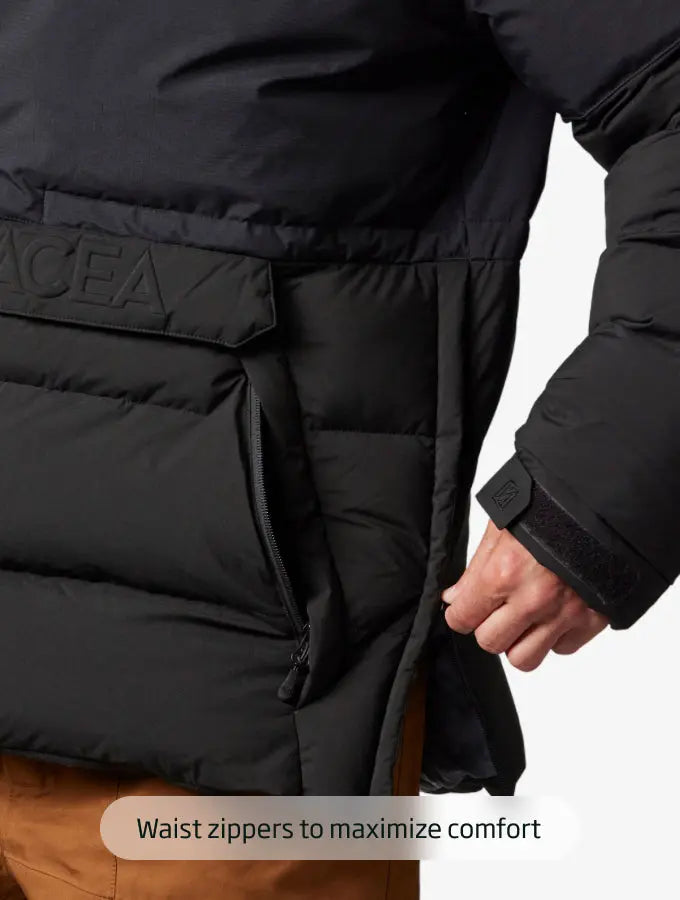 MEN'S BEARHUG HALF-ZIP PULLOVER PUFFER JACKET Terracea