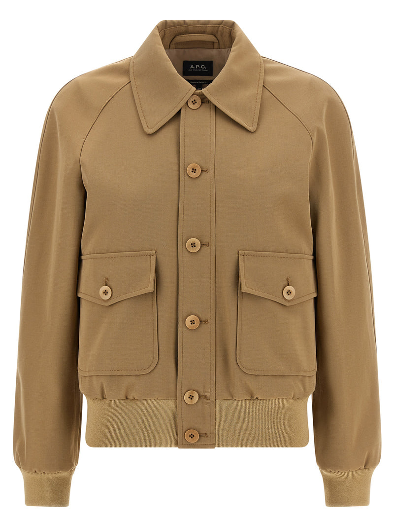 A.p.c. A.p.c. Cotton And Wool Jacket A.p.c.