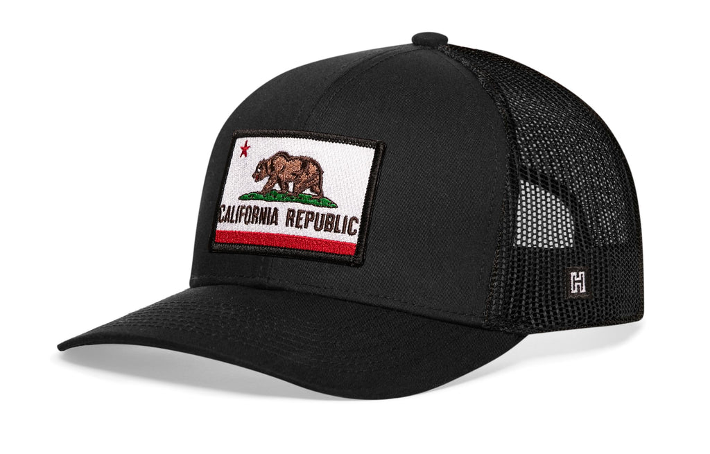 California Flag Trucker Hat — CA Snapback Haka Hat