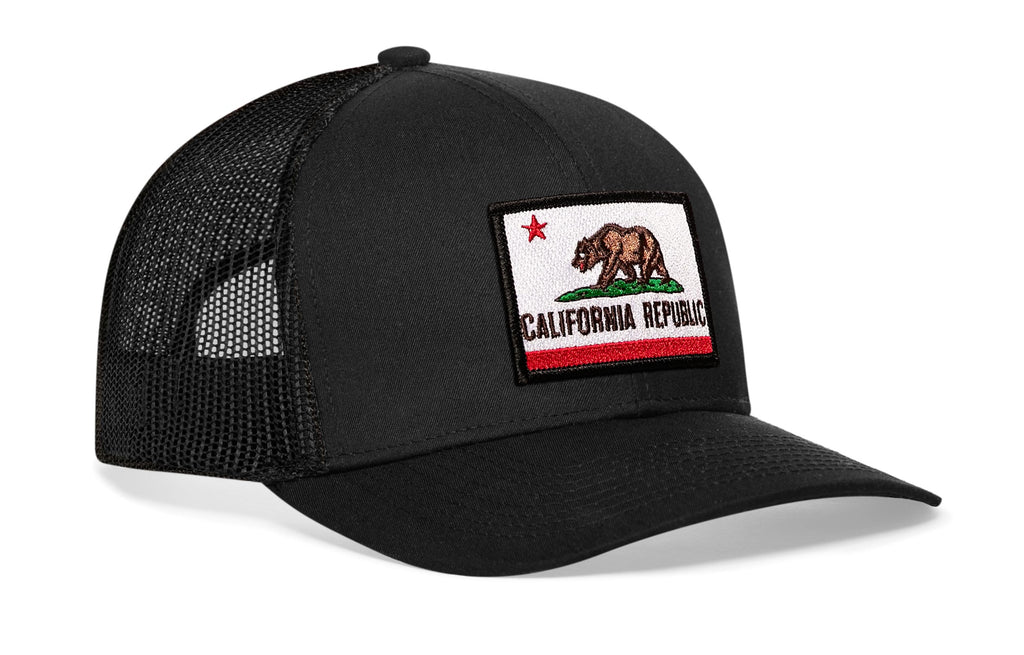 California Flag Trucker Hat — CA Snapback Haka Hat