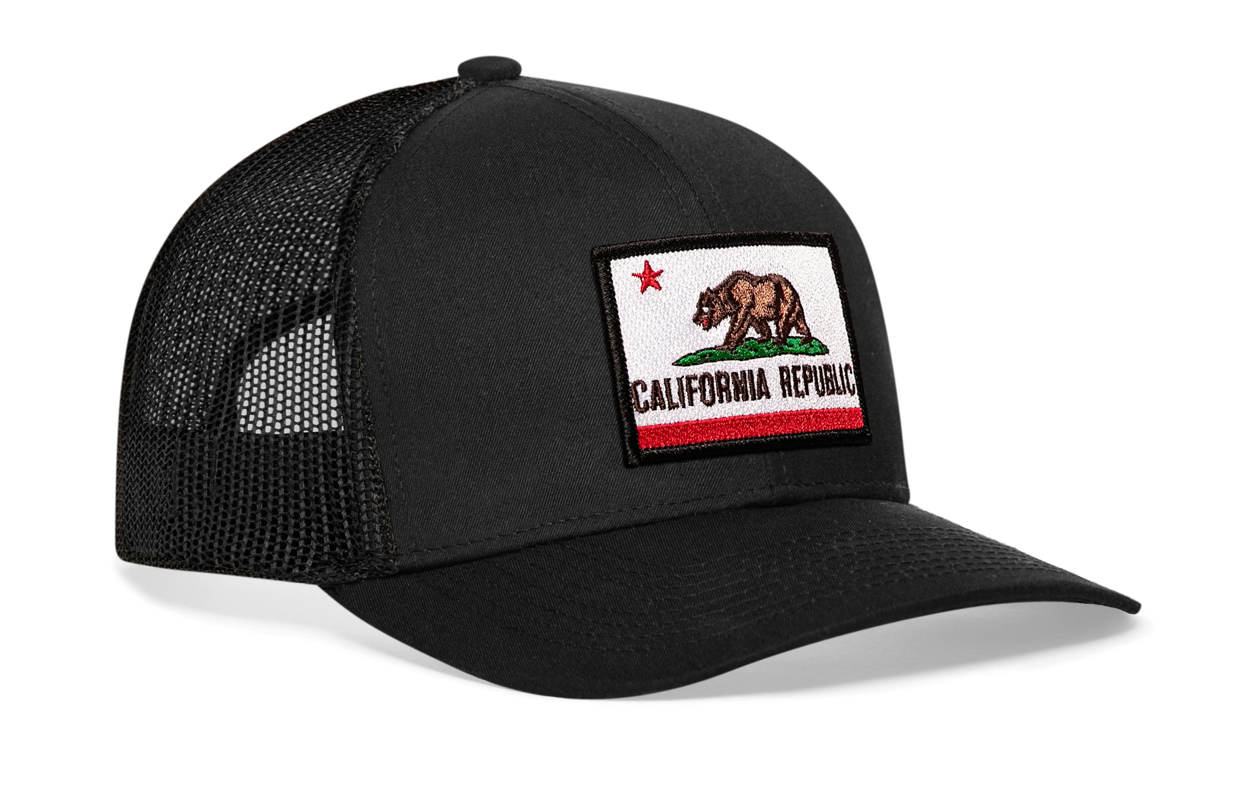 California Flag Trucker Hat — CA Snapback Haka Hat