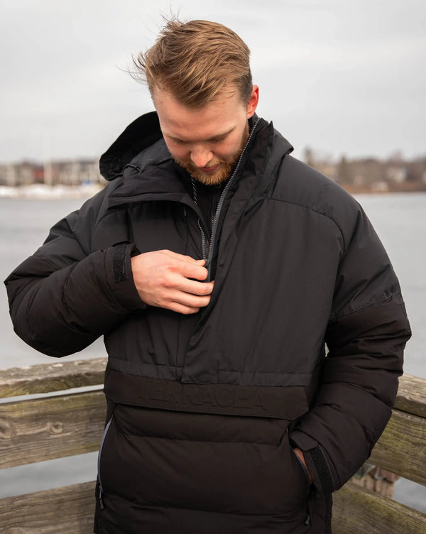 MEN'S BEARHUG HALF-ZIP PULLOVER PUFFER JACKET Terracea