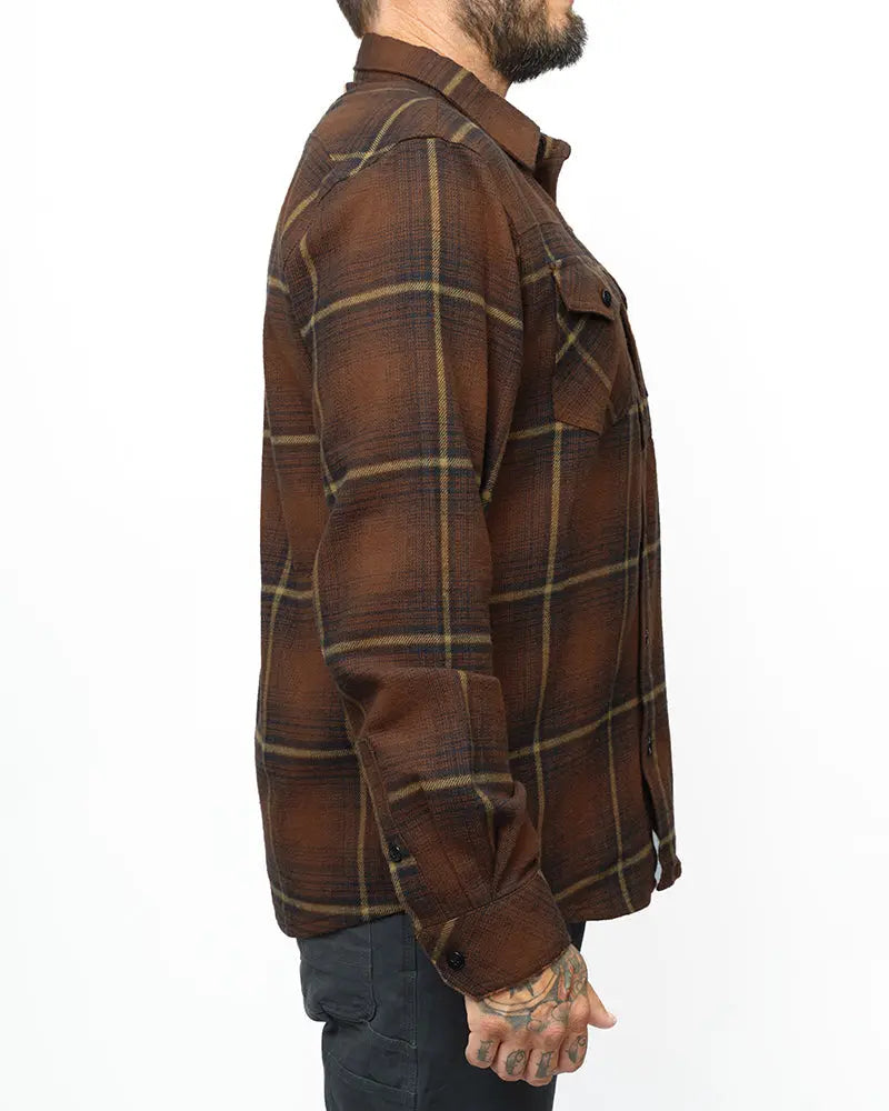 Destroyer Flannel - Burnt Brown Off The Grid Surplus