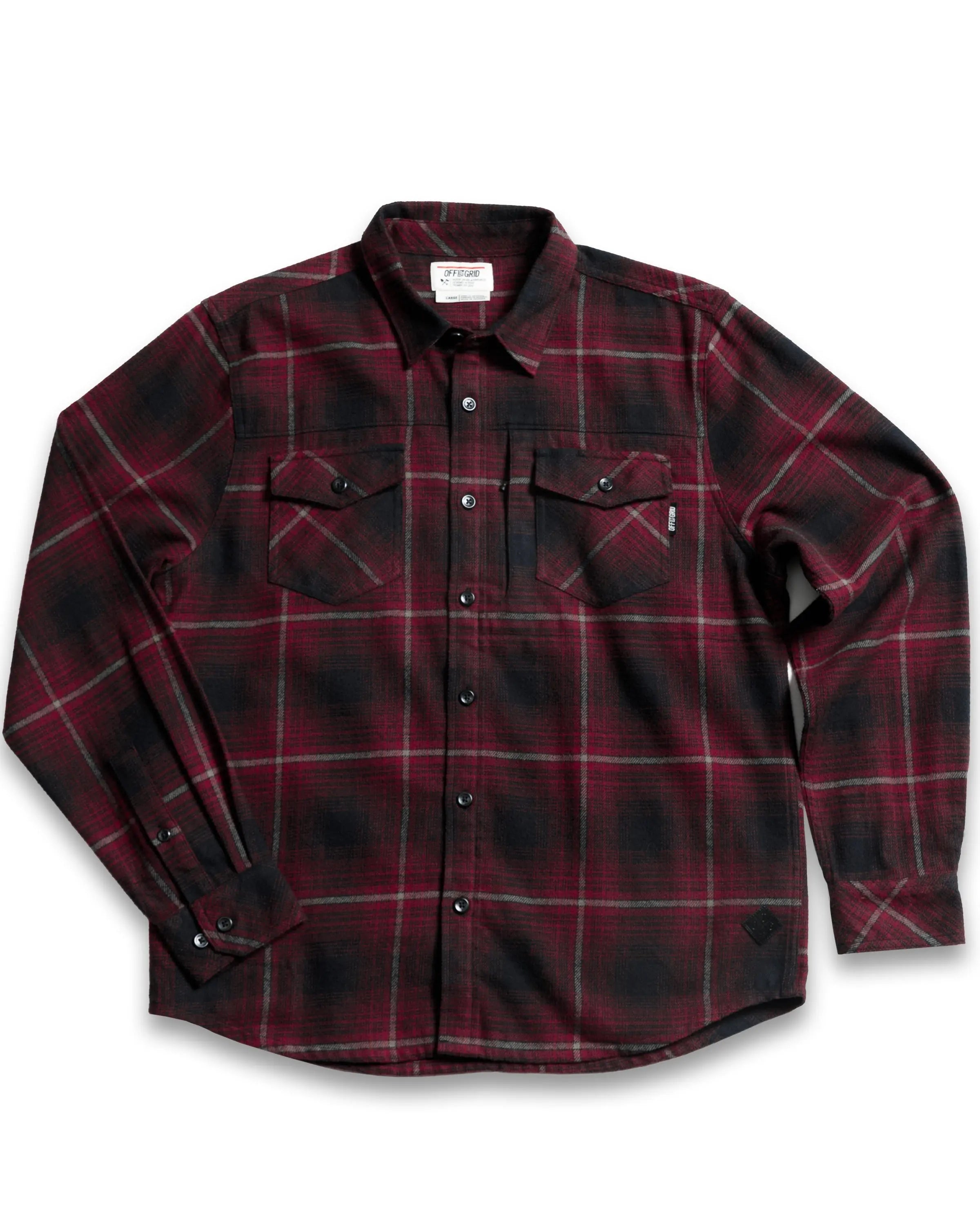 Destroyer Flannel - Black Off The Grid Surplus