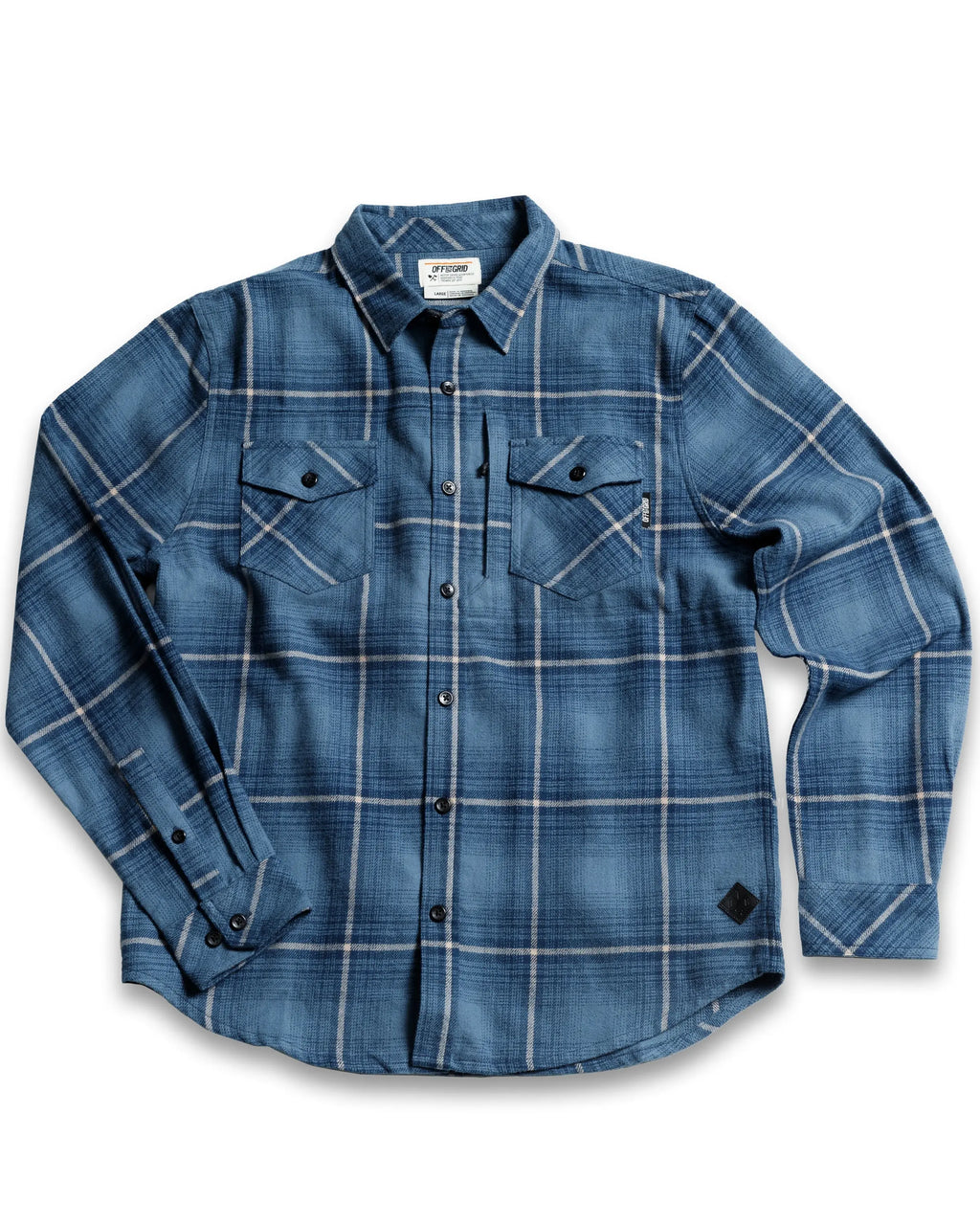 Destroyer Flannel - Pale Blue Off The Grid Surplus