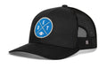 Detroit Trucker Hat  |  Black DET X Football Snapback Haka Hat