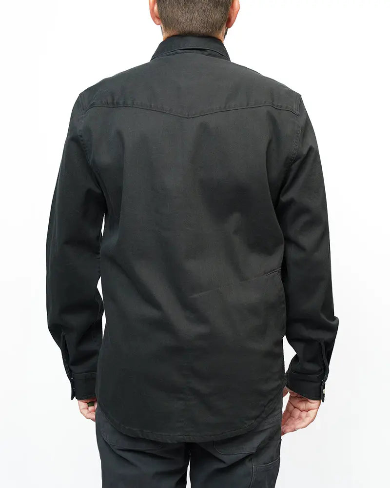 Earl Denim Shirt - Vintage Black Off The Grid Surplus