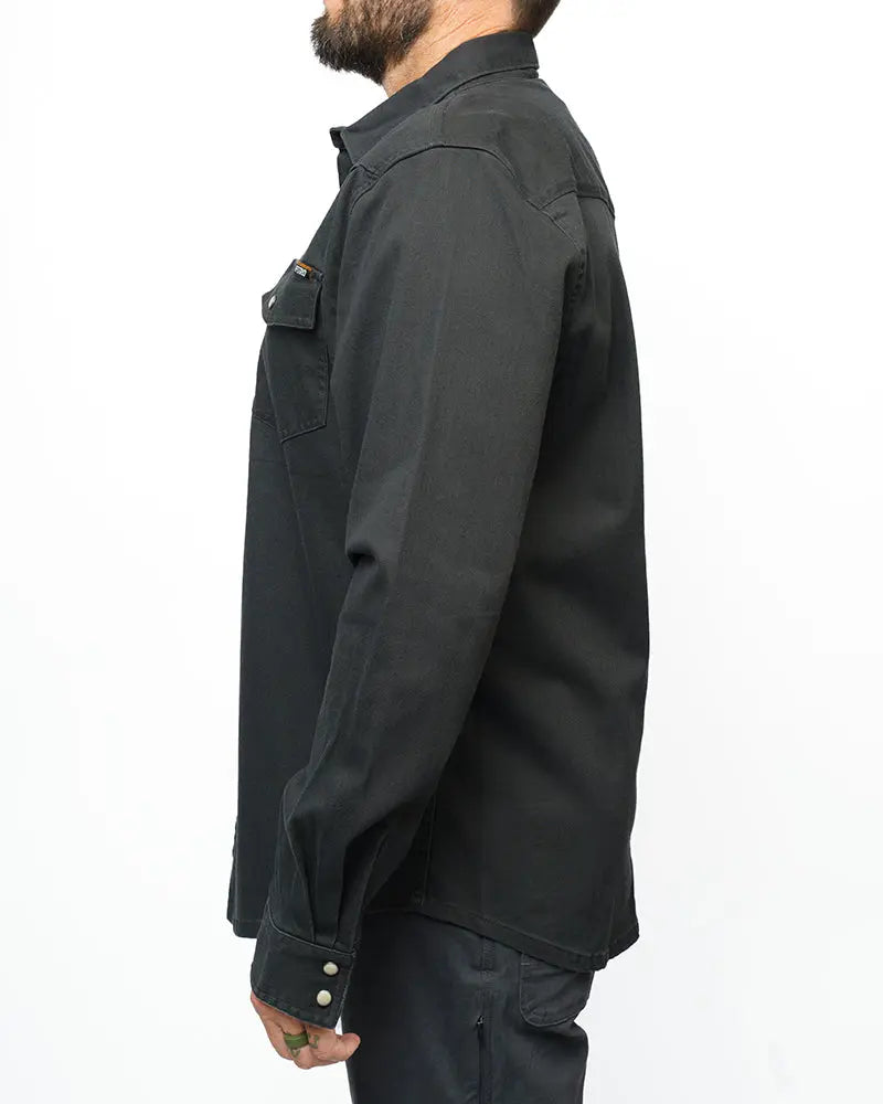 Earl Denim Shirt - Vintage Black Off The Grid Surplus