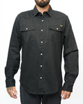 Earl Denim Shirt - Vintage Black Off The Grid Surplus