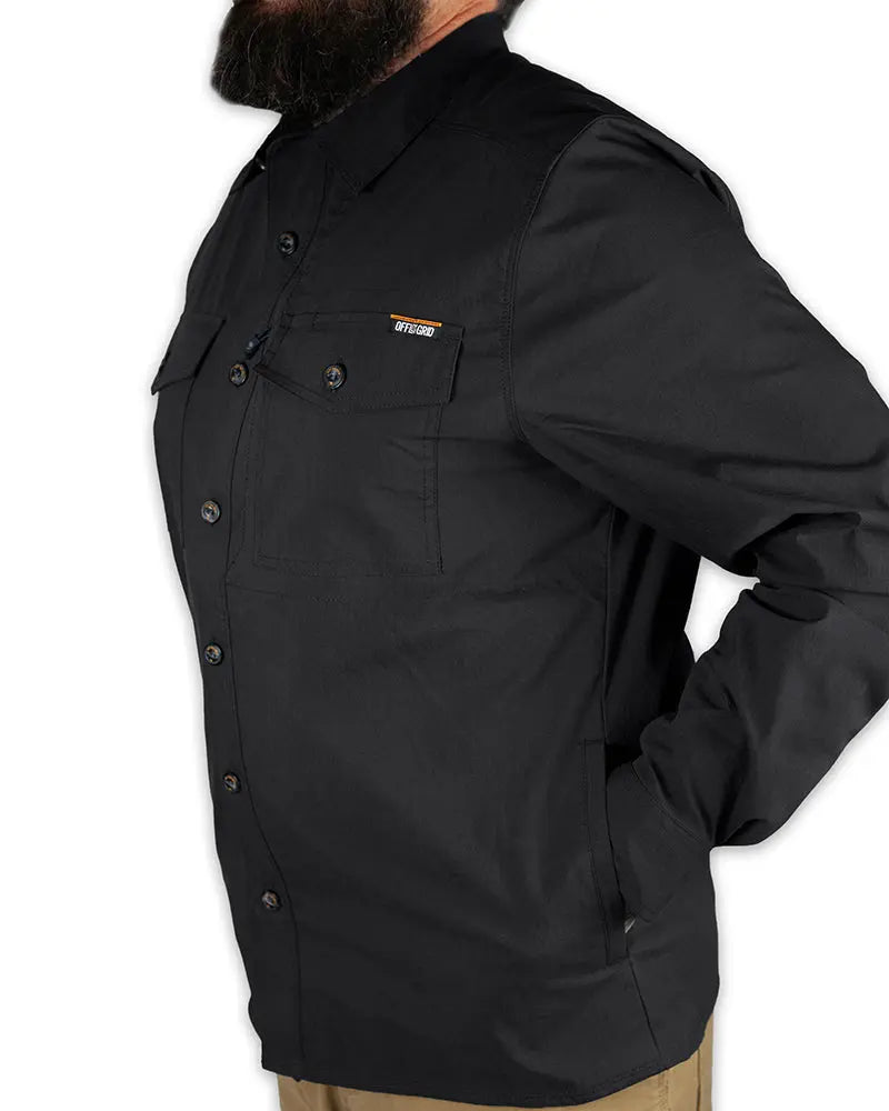 Echo Bravo LS Shirt - Vintage Black Off The Grid Surplus