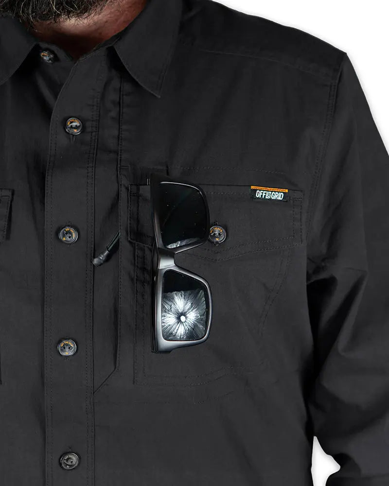 Echo Bravo LS Shirt - Vintage Black Off The Grid Surplus