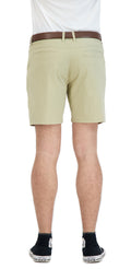 Everyday stretch shorts with built-in liner — khaki, business casual