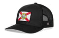 Florida Flag Trucker Hat — Gray-Black FL Snapback Haka Hat