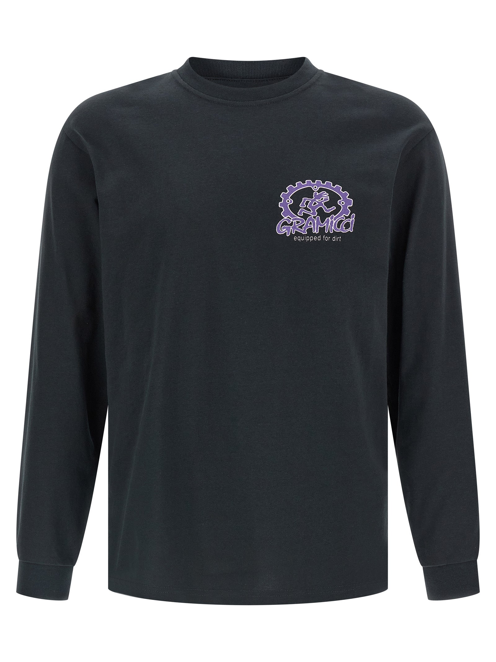 Gramicci Equipped For Dirt Long Sleeve T-Shirt — Vintage Black Gramicci