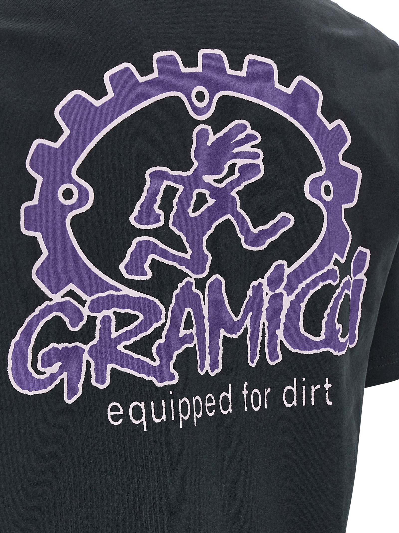 Gramicci Equipped For Dirt T-Shirt — Vintage Black Gramicci