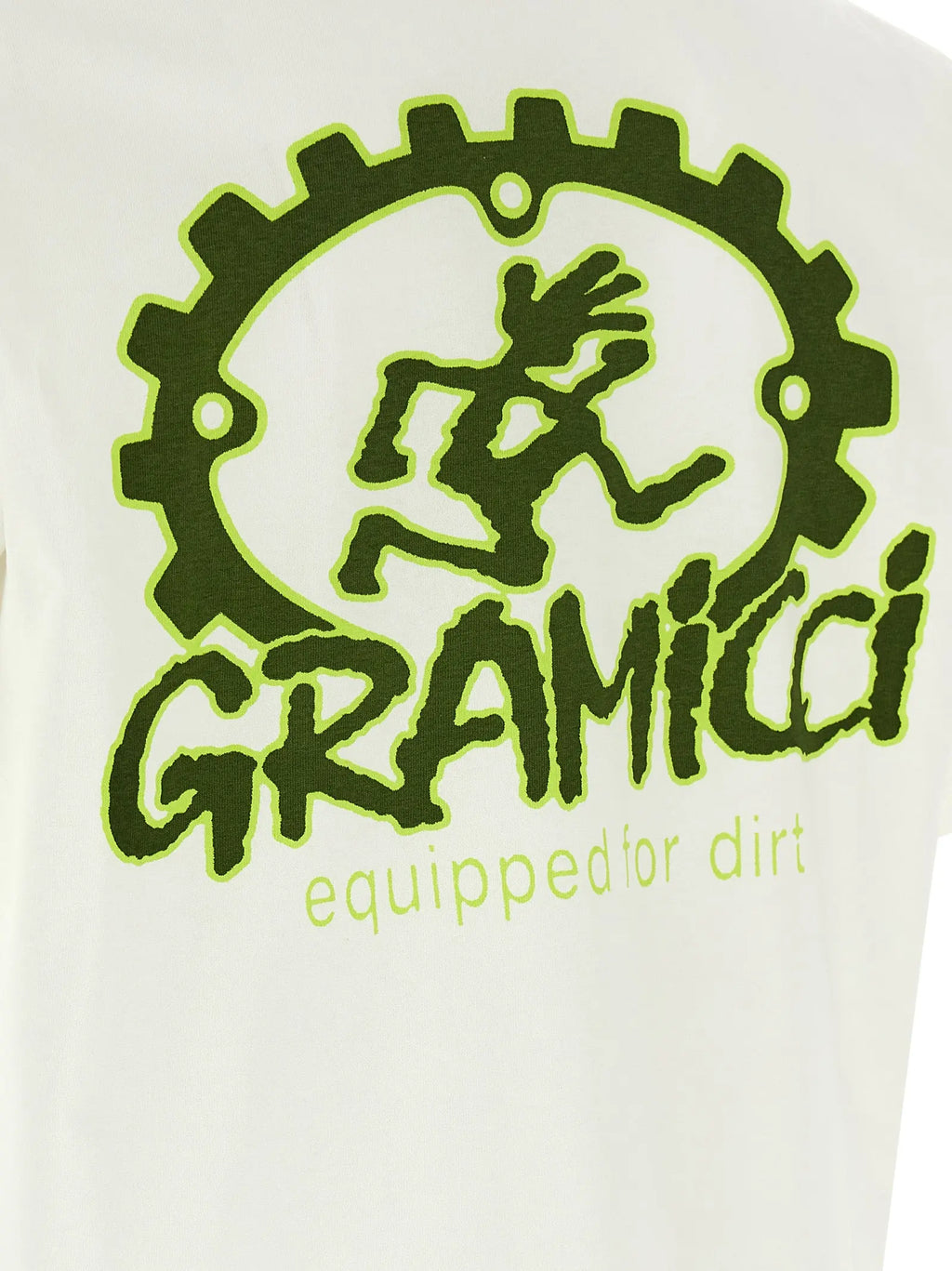 Gramicci Equipped For Dirt T-Shirt — White Gramicci