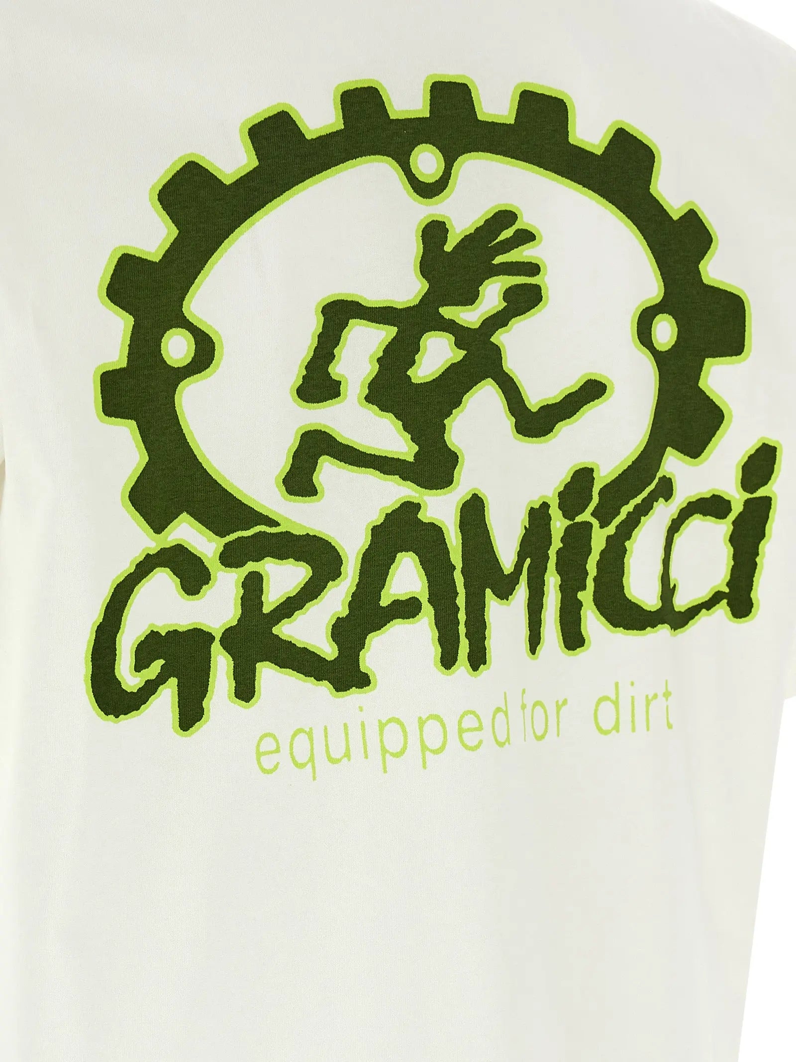 Gramicci Equipped For Dirt T-Shirt — White Gramicci