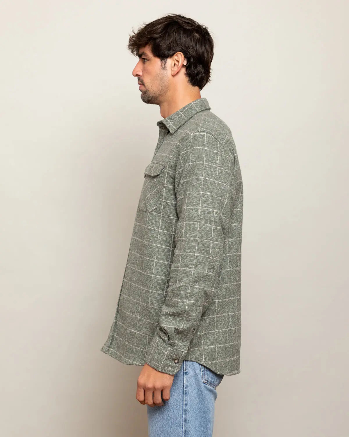 Grand Flannel, Moss Green MuskOx Flannels