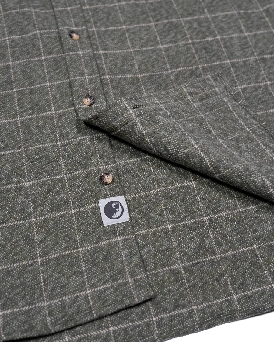 Grand Flannel, Moss Green MuskOx Flannels