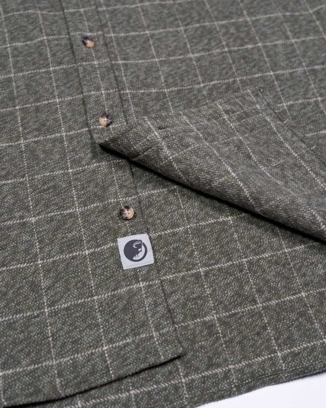 Grand Flannel, Moss Green MuskOx Flannels