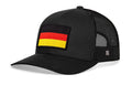 German Flag Trucker Hat  |  Black Germany Snapback Haka Hat