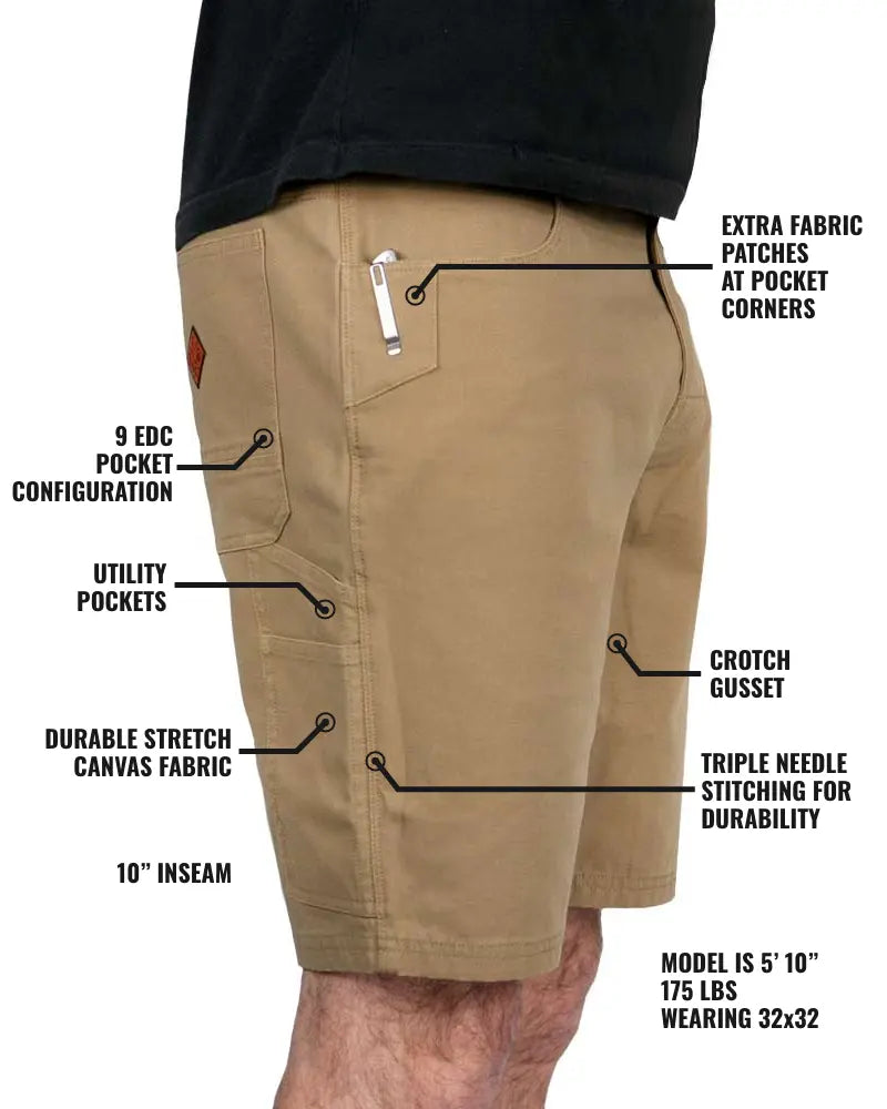 Havok Shorts 10" - Coyote Off The Grid Surplus