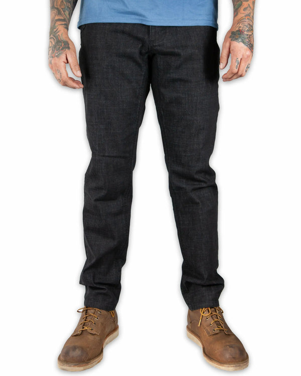 Hideout Denim Taper Fit Pants - Black Off The Grid Surplus