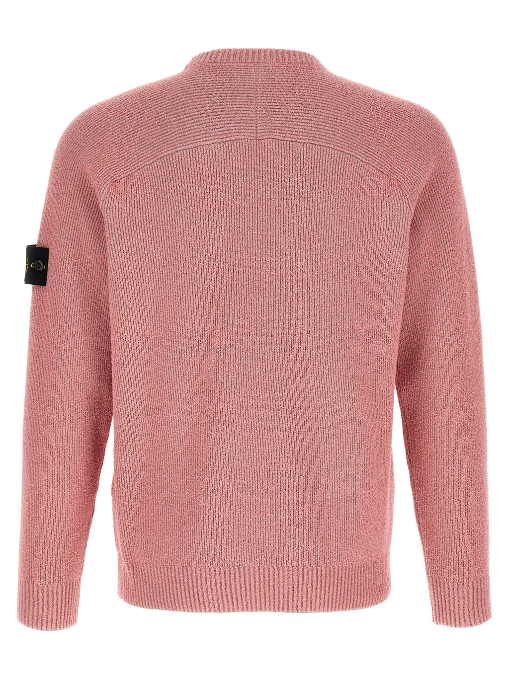 Stone Island 5100033 Bouclé Cotton Crewneck Sweater Stone Island