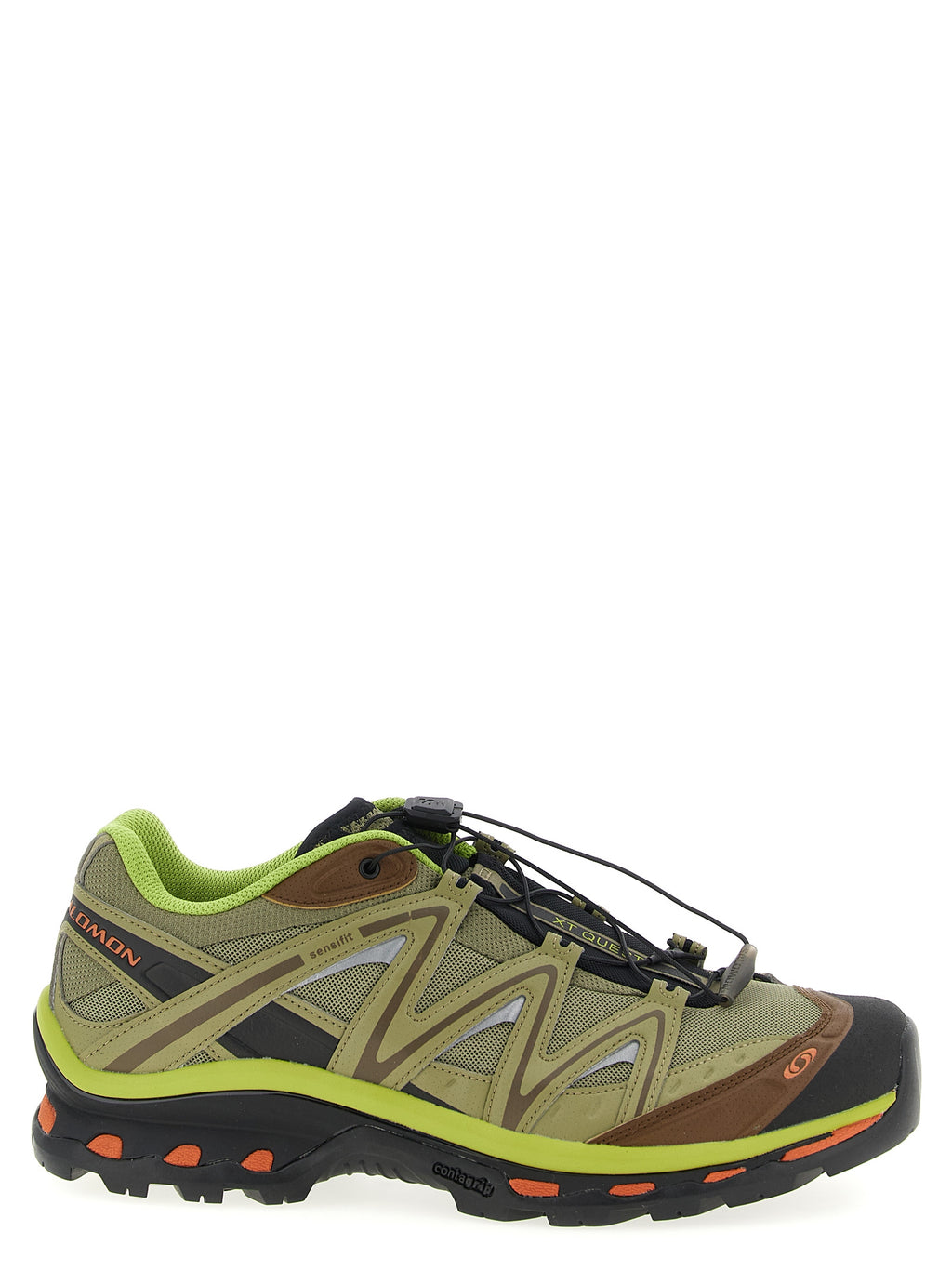 Salomon XT-Quest Trail Sneakers — Aloe/Dark Earth/Burnt Ochre — Men's SS26 Salomon