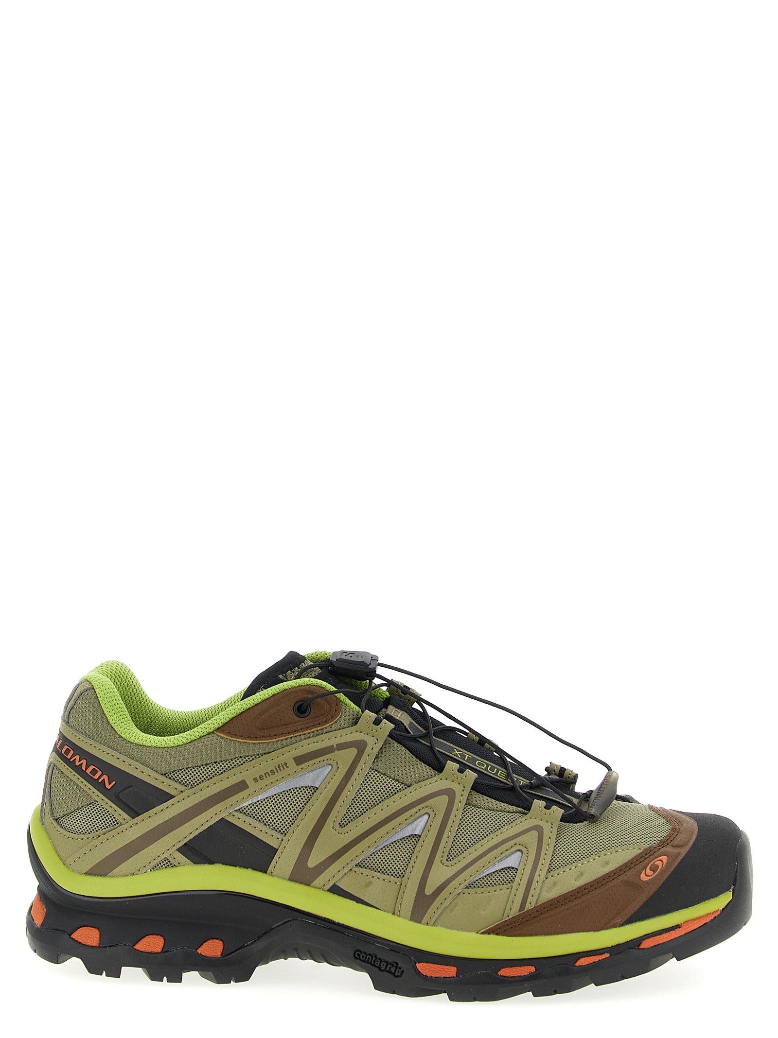 Salomon XT-Quest Trail Sneakers — Aloe/Dark Earth/Burnt Ochre — Men's SS26 Salomon