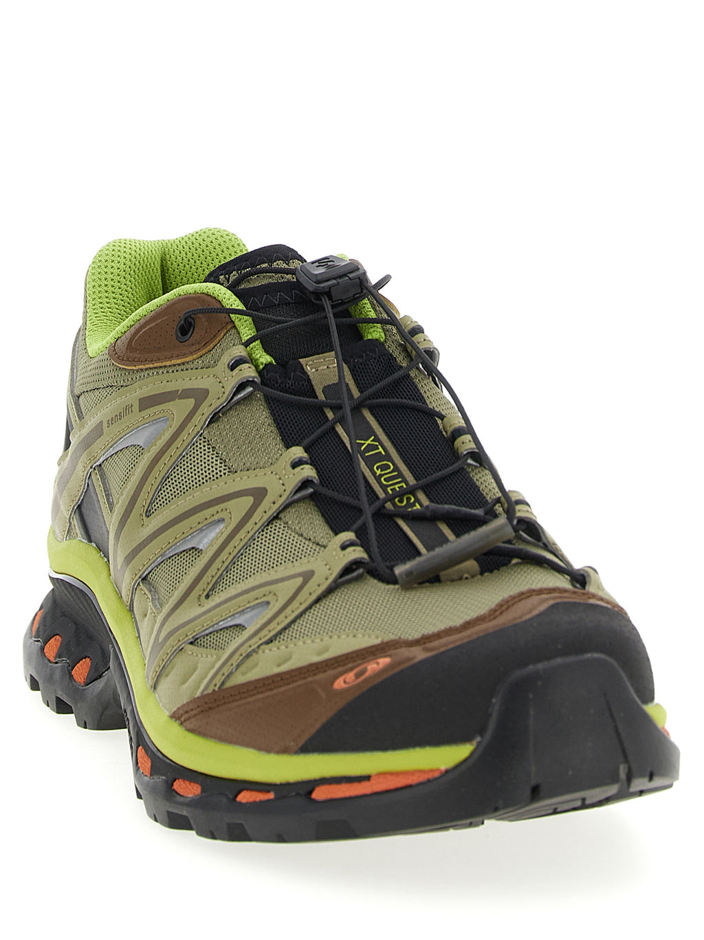 Salomon XT-Quest Trail Sneakers — Aloe/Dark Earth/Burnt Ochre — Men's SS26 Salomon