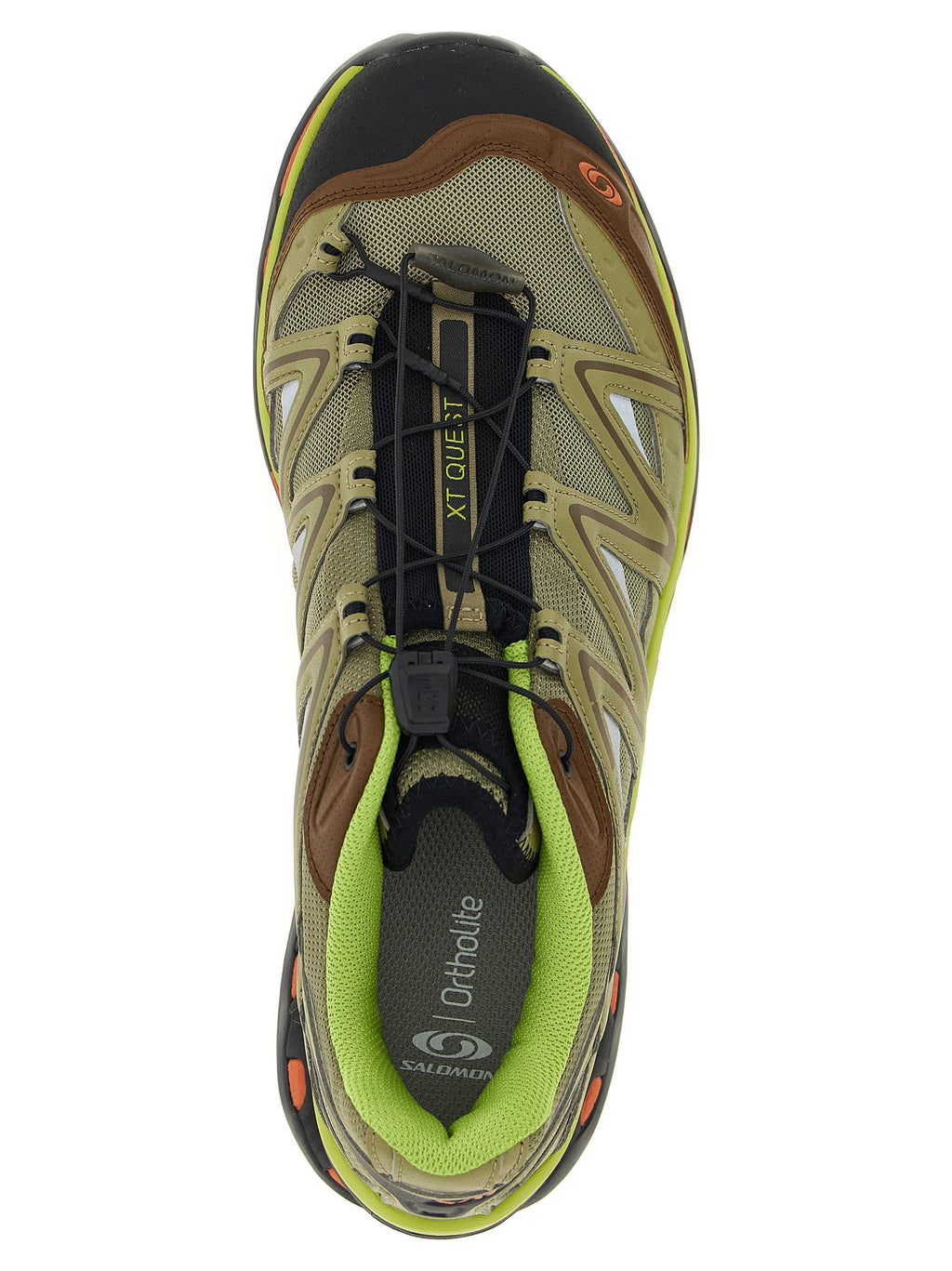 Salomon XT-Quest Trail Sneakers — Aloe/Dark Earth/Burnt Ochre — Men's SS26 Salomon