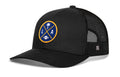 Los Angeles Trucker Hat — Black LA X Football Snapback Haka Hat