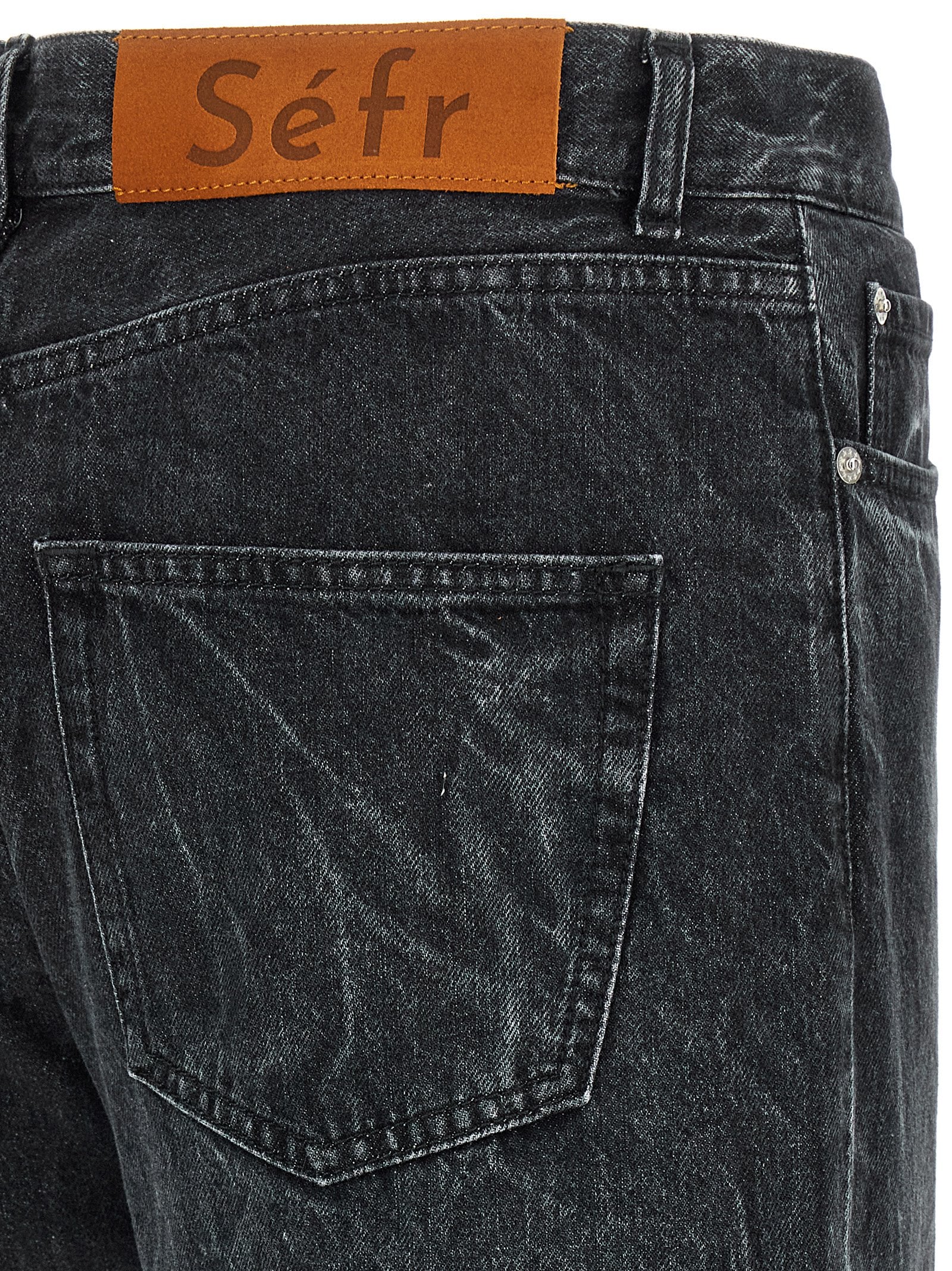 Séfr Classic Cut Jeans — Black Marble Séfr