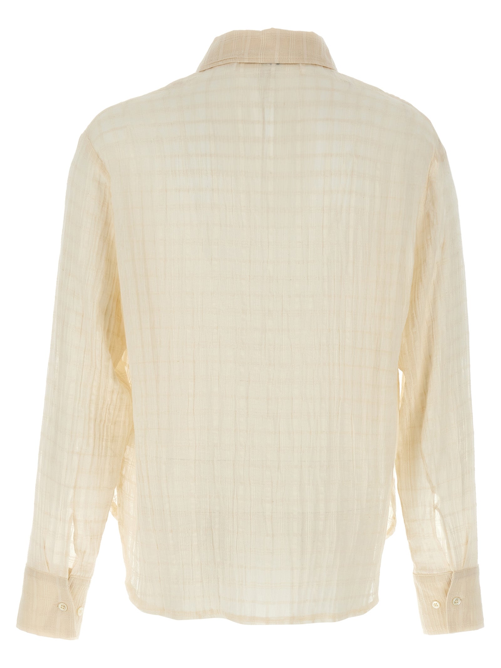 Séfr Ignacio Shirt — Beige Plaid Séfr