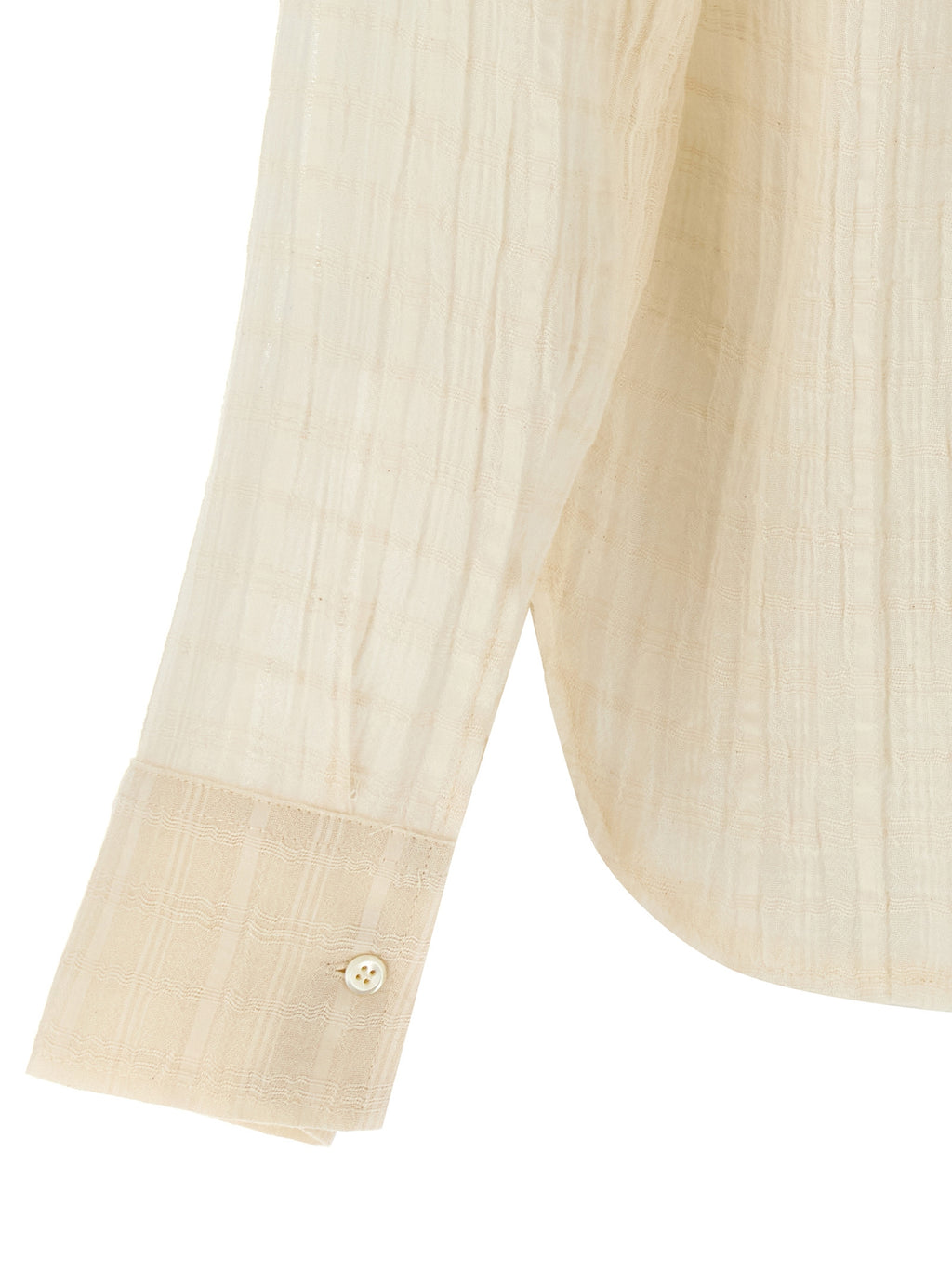 Séfr Ignacio Shirt — Beige Plaid Séfr